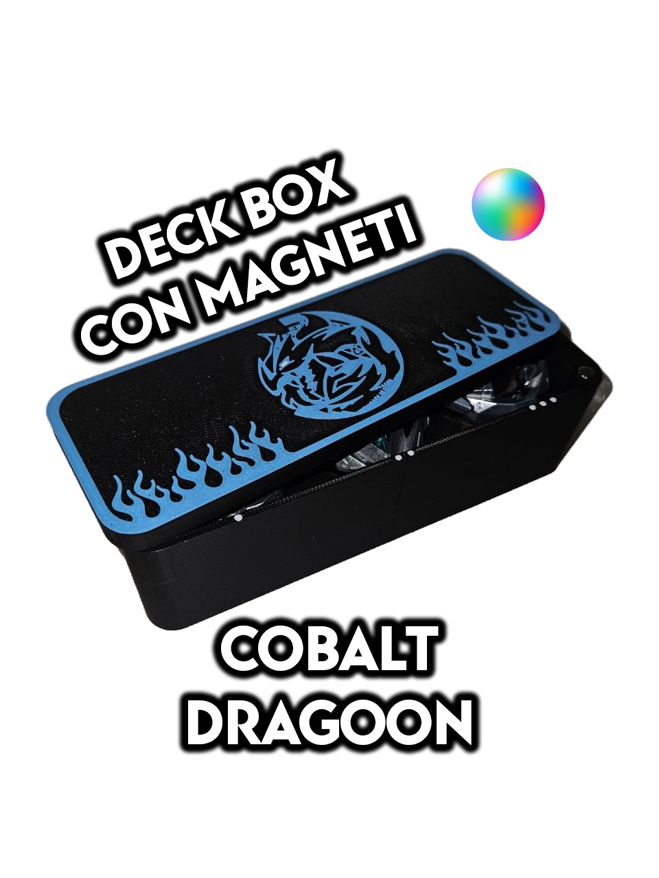 Deck Box Cobalt Dragoon Magnetico