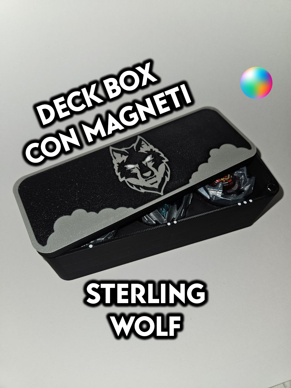 Deck Box Sterling Wolf Magnetico